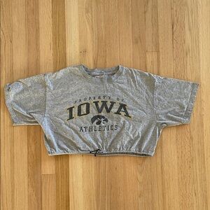 Furst of a kind crop top Iowa athletics